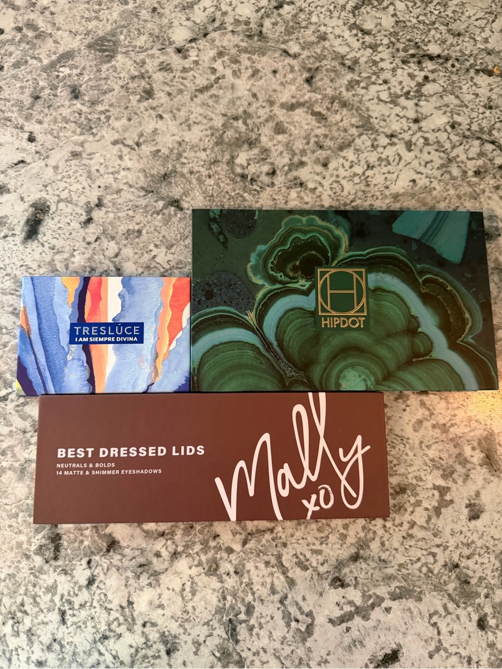 BRAND NEW with plastic bundle of 3 eyeshadow palettes